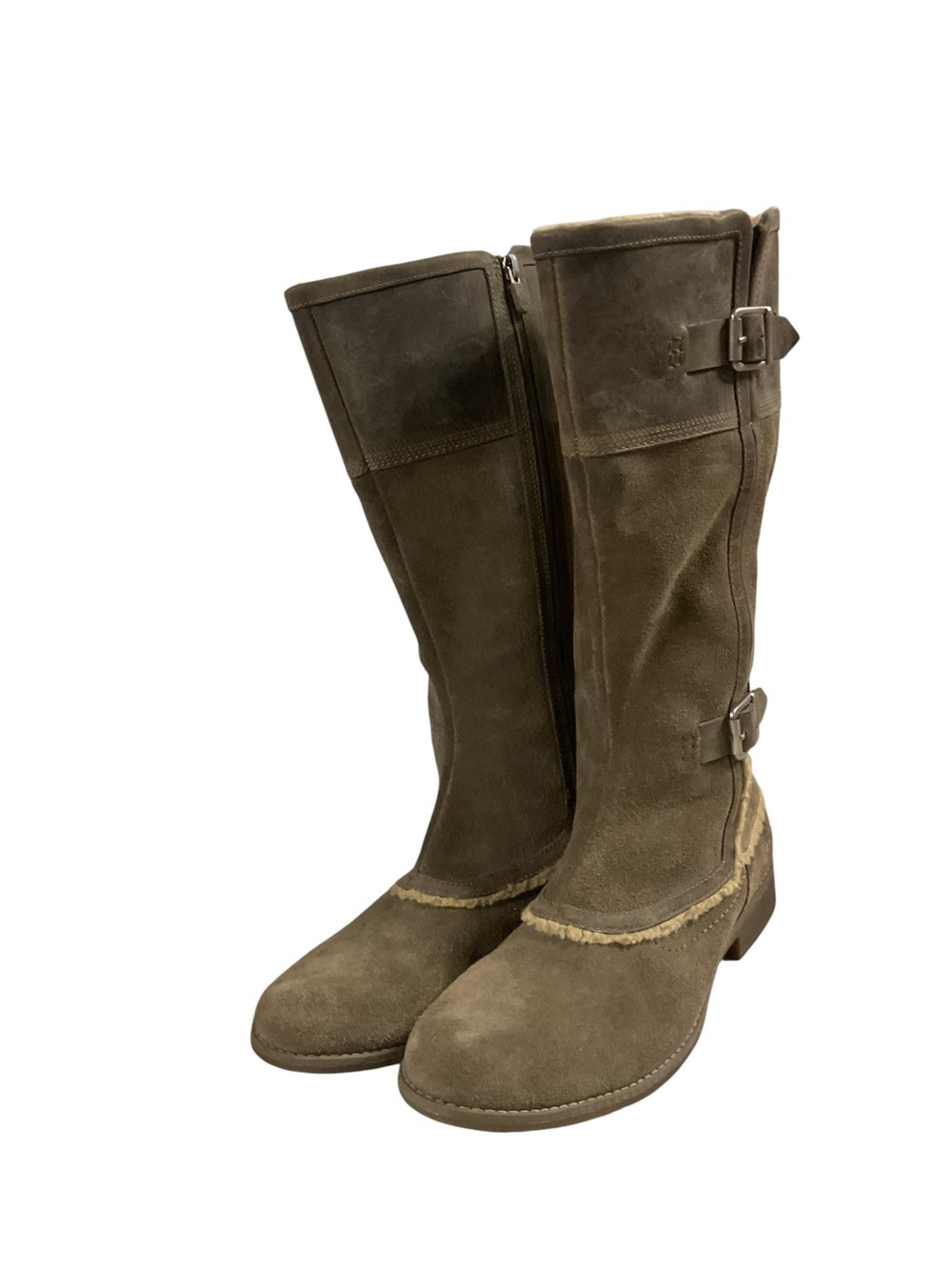 Timberland Earthkeepers Shoreham Tall Suede Riding Brown Boot Women's Size 11